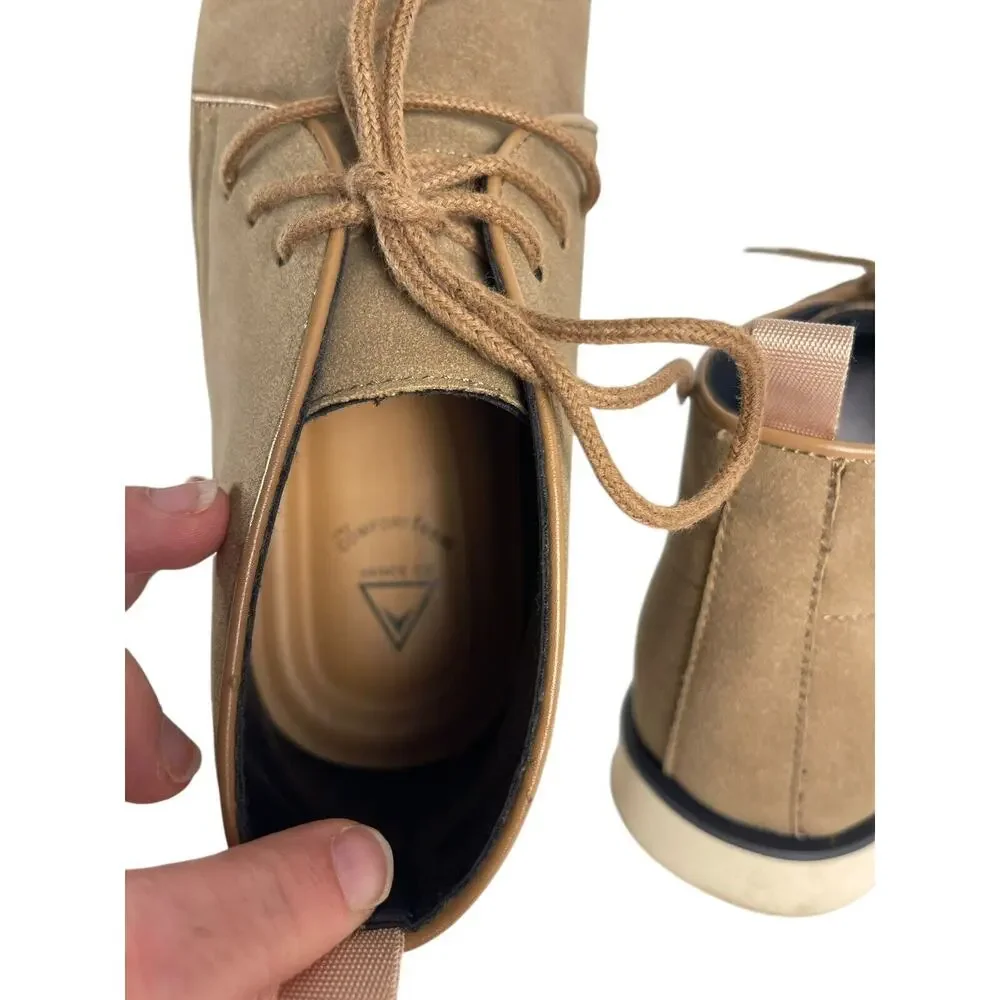 Vance Co. Men's Size 8 Jimmy‎ Plain Toe Chukka Boots Taupe EUC